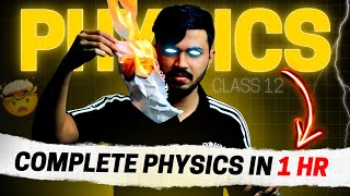 Class 12 Physics Full Syllabus Oneshot in 1 hour 😱🔥 Boards 202324 Score 7070 in Physics cbse [upl. by Maryrose]