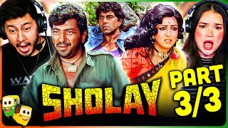 Part 33  SHOLAY 1975 Movie Reaction  Amitabh Bachchan  Dharmendra  Sanjeev Kumar [upl. by Nawuq]