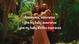 Davido  Assurance Animated Lyric Video [upl. by Salamone]