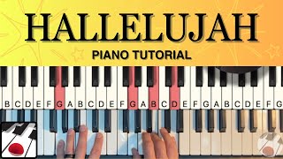 Hallelujah Piano Tutorial QUICK amp EASY [upl. by Atinat926]