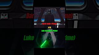 Darth Vader vs Luke Skywalker shorts starwars [upl. by Yseulta824]