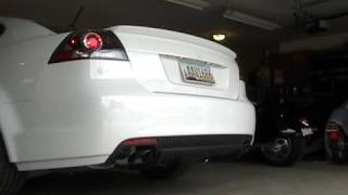 Pontiac G8 GT Corsa DB Vs Magnaflow Mufflers [upl. by Elias]