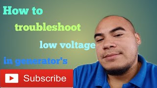 How to troubleshoot low voltage in generators benzblogs [upl. by Kciderf]