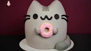 Pusheen The Cat Cake Tutorial [upl. by Aiela]