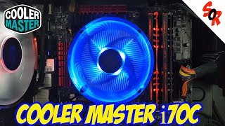 COOLER MASTER i70c CPU COOLER REVIEW   INSTALLATION  CPU TEST [upl. by Yale]