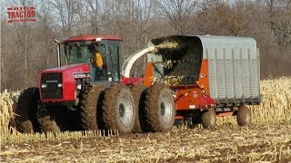 Chopping Corn in the Mud  CASE INTERNATIONAL 9230 Tractor [upl. by Neras6]