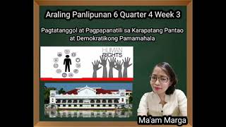 Araling Panlipunan 6 Week 3 Quarter 4 [upl. by Deena902]