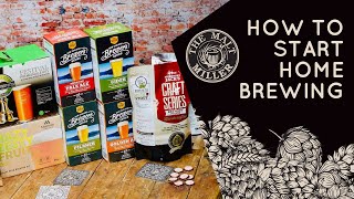 How to Start Brewing  An Introduction to Home Brewing a Beer Kit [upl. by Tamsky822]