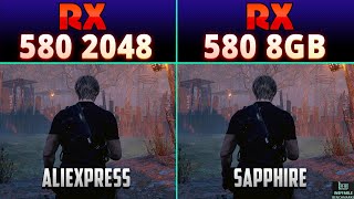 RX 580 vs RX 580 2048SP Gaming Test in 7 Epic Games in 2023 [upl. by Elleval]