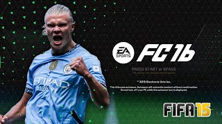 FIFA 15 PATCH 25  EA SPORTS FC 24 CONVERSION PATCH  NEW KITS SQUADS amp GAMEPLAY [upl. by Niawtna]