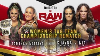 Natalya amp Tamina vs Nia Jax amp Shayna Baszler Full Match Part 12 [upl. by Ojytteb]