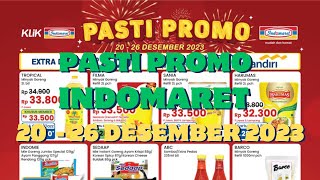 Promo Indomaret PASTI PROMO 20  26 Desember 2023  Promo JSM Indomaret Terbaru [upl. by Assenal]