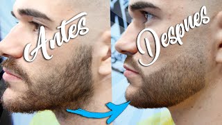 COMO ARREGLARTE Y PERFILARTE LA BARBA CORTA EN CASA Satisfying [upl. by Bacon293]