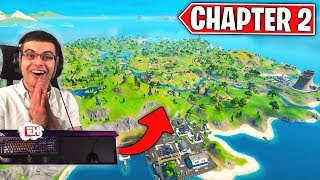 NEW Fortnite Chapter 2 Map LIVE REACTION [upl. by Dore]