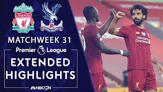 Liverpool v Crystal Palace  PREMIER LEAGUE HIGHLIGHTS  6242020  NBC Sports [upl. by Enna913]