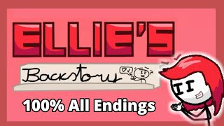 Ellies Backstory 100 All Endings and Achievements Fan game [upl. by Fagin955]