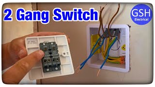 Bseed WiFi 1 Gang 2 Way Light Switch Install and Connect With Caption [upl. by Cullin]