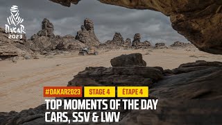 Cars Top moments  Stage 4  Dakar2023 [upl. by Larochelle]