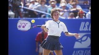 Martina Hinigs vs Arantxa Sanchez Vicario UO 1996 Highlights [upl. by Eisdnil805]