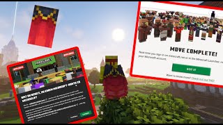 So bekommst du das Migrator Cape Mojang Account zu Microsoft Konto umwandeln Tutorial [upl. by Giaimo]