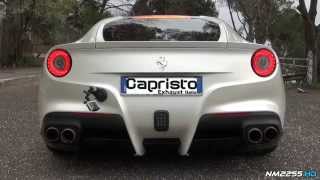 Ferrari F12 Berlinetta with Capristo Exhaust Sound [upl. by Anehsuc]