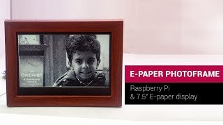 Eink Digital Photo Frame Using Raspberry Pi [upl. by Harvard118]