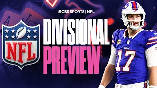 2024 NFL Playoffs DIVISIONAL ROUND PREVIEW  CBS Sports [upl. by Deach]