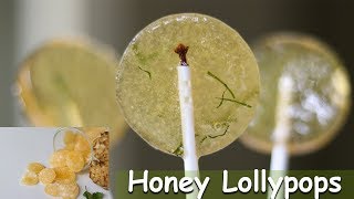 Natural Cough Drop Lollipops  Homemade Ginger and Honey Lollipop [upl. by Aicilas]