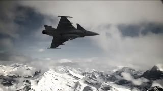 Gripen flight demonstration at Axalp [upl. by Huberto]