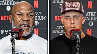 quotI WILL HURT YOUquot Mike Tyson BRUTAL Warning To Jake Paul At LIVE Press Conference [upl. by Tiffany]