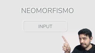 Creando inputs con neomorfismo  html y css [upl. by Lucais]