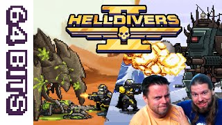 64 Bits Extra  Helldivers 2 Demake  Directors Commentary [upl. by Monteith]