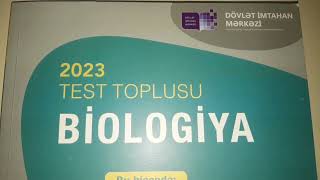 Biologiya yeni test toplusu 2023 CAVABLARI 1ci hissə [upl. by Tien]