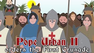 Pope Urban II orders the First Crusade 1095 [upl. by Josiah]