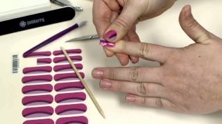 Jamberry Nails Application Video OLD VERSION [upl. by Yleme]