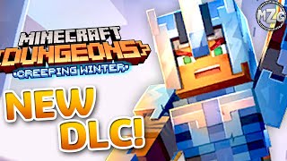 New DLC The Creeping Winter  Minecraft Dungeons Gameplay Walkthrough Part 18  Frosted Fjord [upl. by Adnarem]