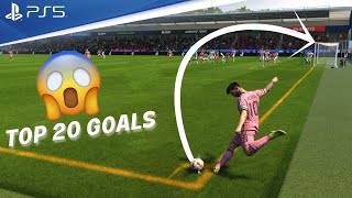 EA FC 24  TOP 20 GOALS 4 PS5 4K60 [upl. by Annayd]