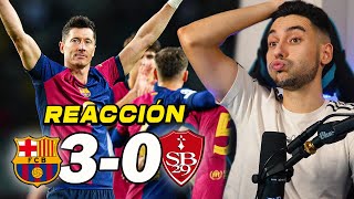 REACCIONES DE UN HINCHA al Barcelona vs Stade Brestois 30 VOLVIÓ EL BARÇA  ByDiegoX10 [upl. by Nirmak]