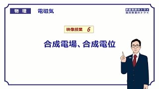 【高校物理】 電磁気6 合成電場、合成電位 （１６分） [upl. by Annoirb]