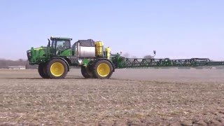 How To Complete A System Rinse  John Deere 4 Series Sprayer [upl. by Yznil]