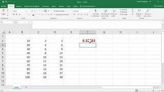 Multiplicar dividir sumar y restar en Excel [upl. by Yatnoj]