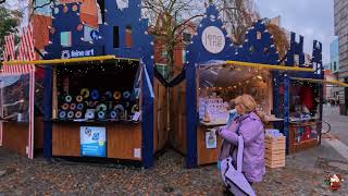 Münster  Christmas market  Walking tour in Münster beautiful city of Germany 4K HDR [upl. by Adranoel]