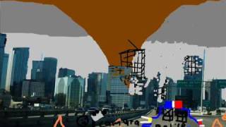 Downtown quotDallasquot Tornado Moive [upl. by Reywas337]