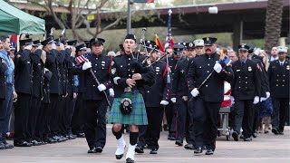 Phoenix Fire Captain Anthony Mock Memorial Service [upl. by Alfons]