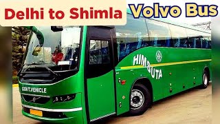 Delhi To Shimla by Volvo Bus  How To Go Delhi To Shimla  Bus Travel Vlog Delhi to Shimla by Volvo [upl. by Mohandas]