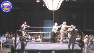 Lancaster Championship Wrestling LCW 552012  Nigerian Nightmares vs Solo and Diesel [upl. by Nnyltiac194]