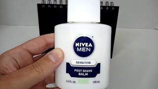 Nivea Men Sensitive Post Shave Balm Aftershave For Manscaping NOT your Face Heres why [upl. by Noillimaxam]