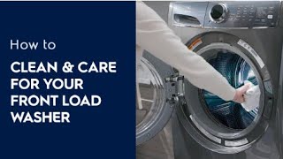 How to Clean amp Care For Your Front Load Washer [upl. by Dinin]