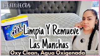 COMO LIMPIAR TU COLCHON OXY CLEANAGUA OXIGENADA BICARBONATO DEEP CLEAN YOUR MATTRESS [upl. by Hayidah776]