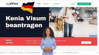 Kenia Visum online in deutsch beantragen [upl. by Mihalco253]